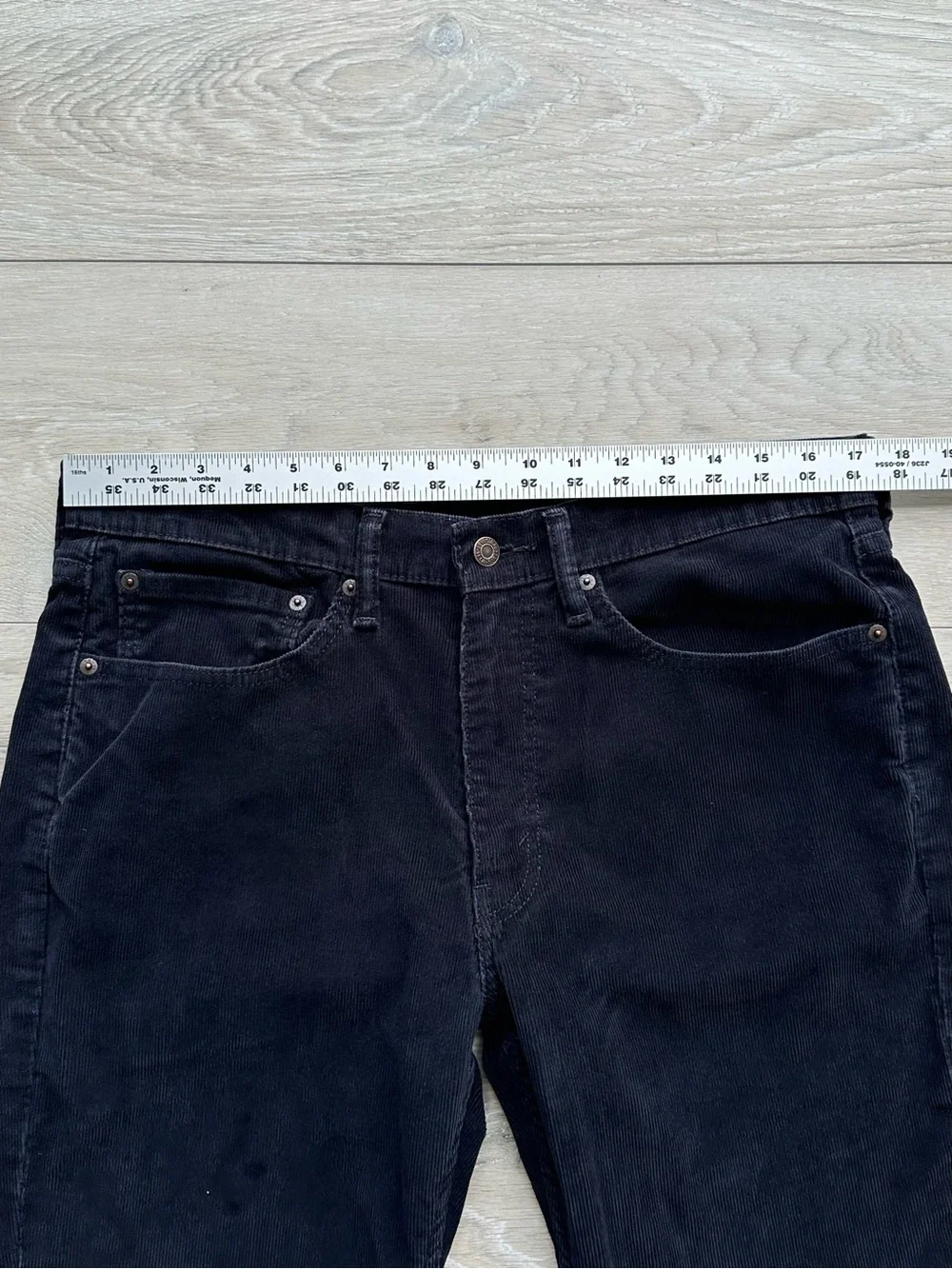 Levi’s 514 Black Corduroy Pants 34x30 Straight Fit Men’s Classic